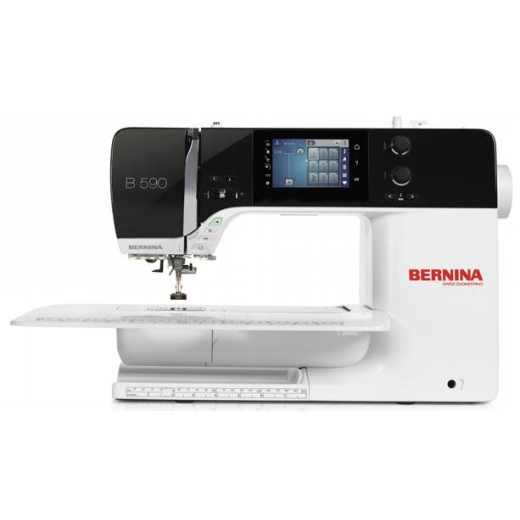 Bernina 590 – вершина модельного ряда новой 5 серии. Она сочетает в себе все преимущества как швейной, так и вышивальной машины, доступные у младших моделей.